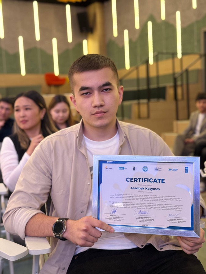 Асадбек Касымов — выпускник PROlab Academy